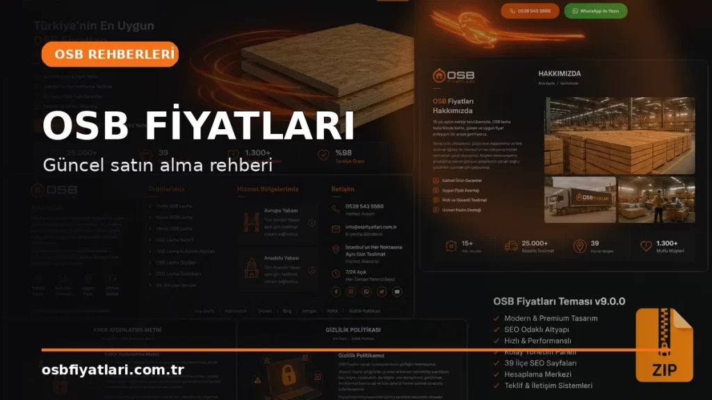 OSB fiyatları güncel satın alma rehberi